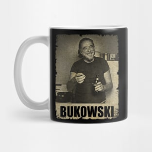 Charles Bukowski - RETRO BLACKWHITE Mug